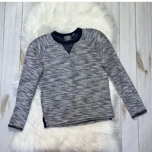 ATHLETA Castle Peak Slub Crew Sweatshirt Pullover